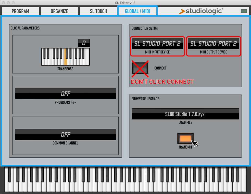 Firmware - Studiologic Support